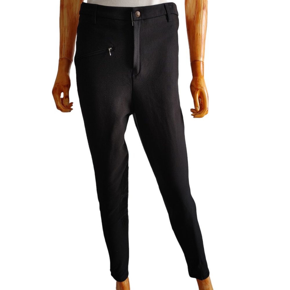 UNBRANDED black equestrian riding breeches